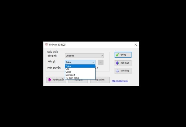 Kiểu gõ Telex, cách gõ Telex và bảng mã Telex tiếng việt trên Unikey đơn giản
